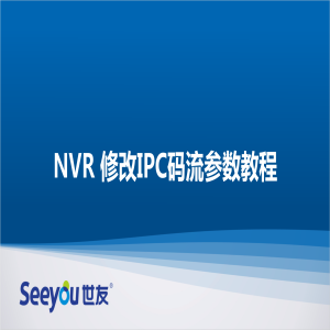 3118云顶集团 NT NVR修改IPC码流参数教程