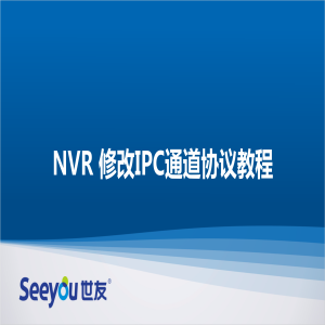 3118云顶集团 NT NVR修改通道协议教程